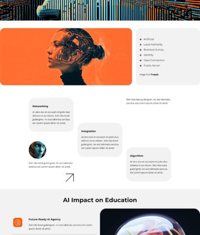 AI-Powered Digital Future – Cutting-Edge WordPress Website