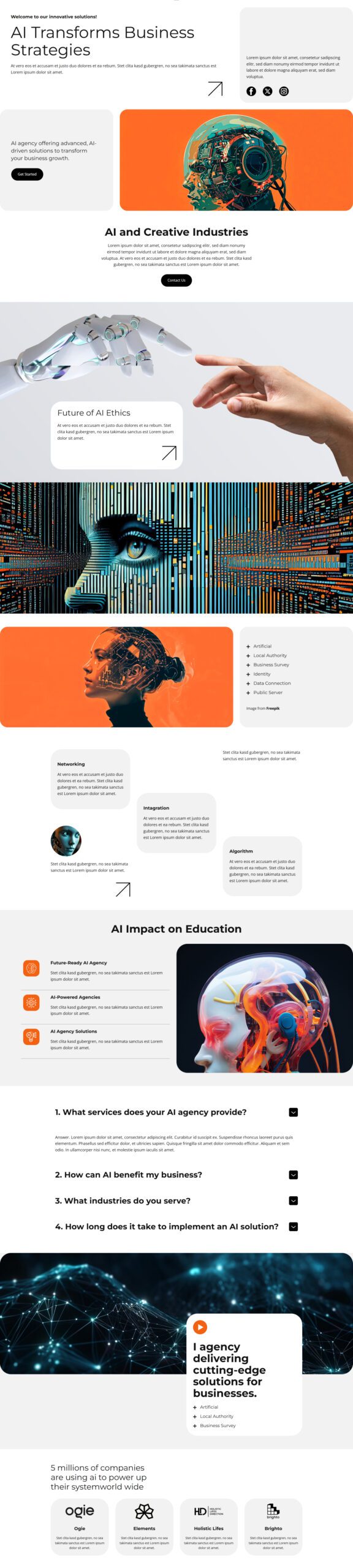 AI-Powered Digital Future – Cutting-Edge WordPress Website