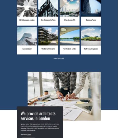 Architecture and Town Planning Website for UrbanVision