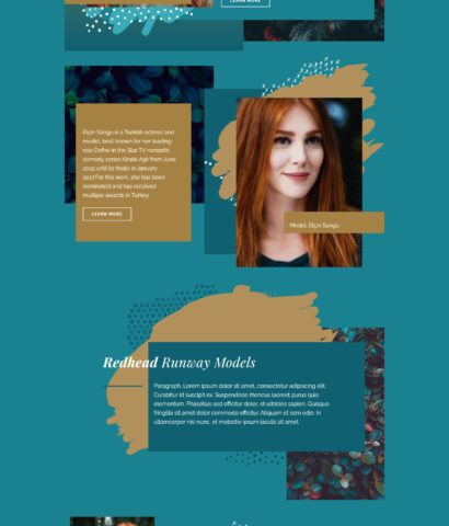 Faces of Modern Fashion Website for StyleFusion