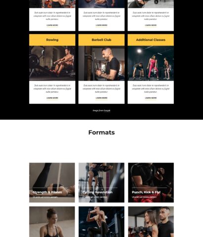 Fitness Classes and Indoor Pools Website for AquaFit Wellness Center