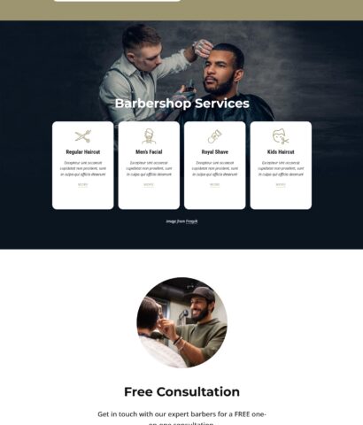 Manhattan Barbershop WordPress Website for Midtown Grooming