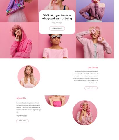 Meet Our Stylists Website for StyleSavvy Boutique