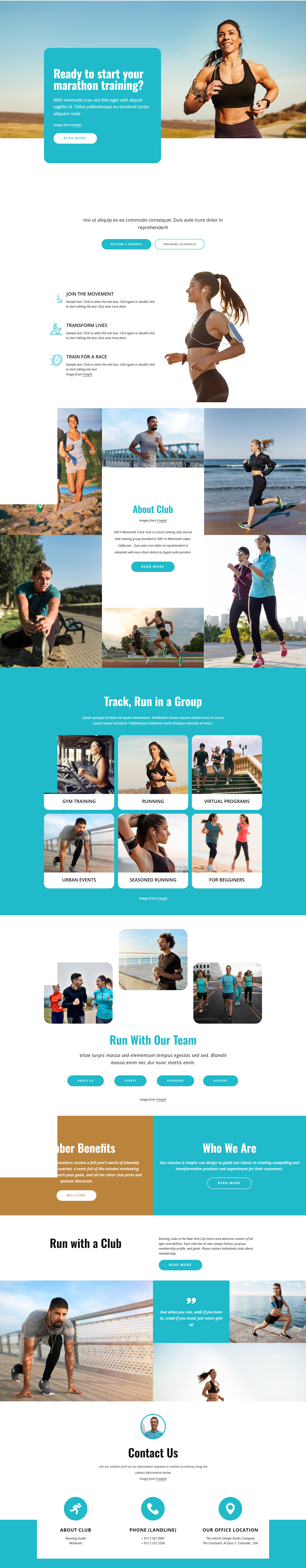 Trail Running, Race Walking, and Wheelchair Racing Website
