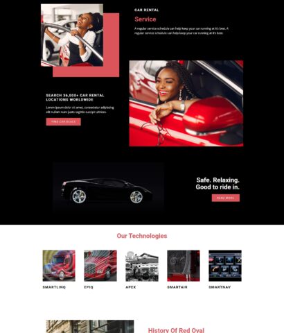 Traveling in Luxury Cars Website for Prestige Rides