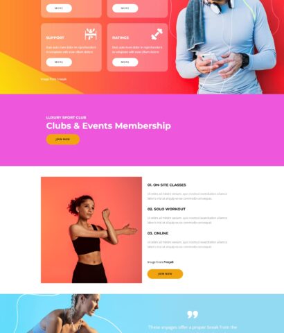 Sports Club WordPress Website for Apex Athletics Club