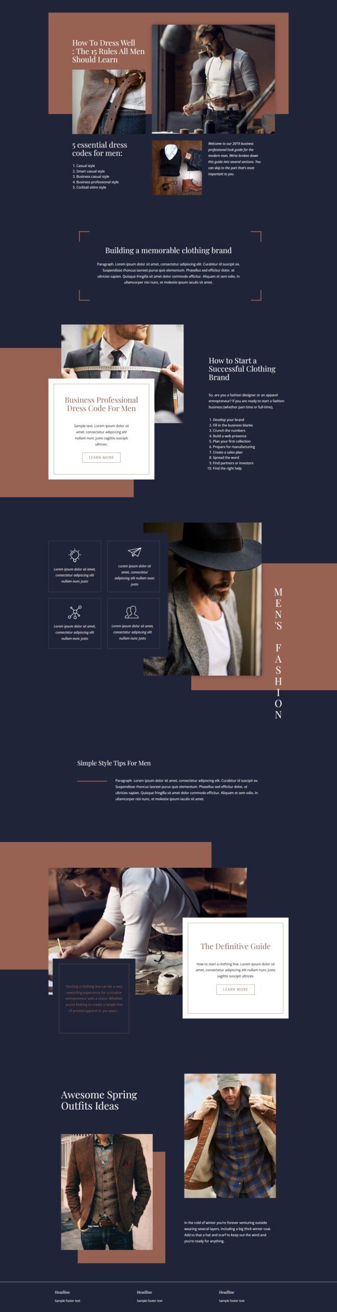 Winning Rules of Fashion Website
